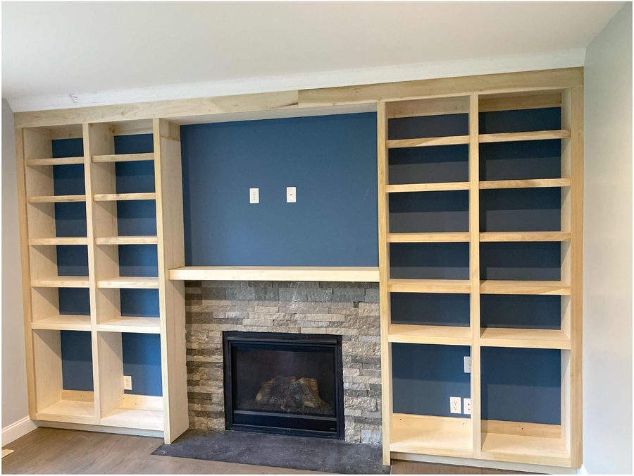 Custom built-in shelving by Shelf in Hudson Valley