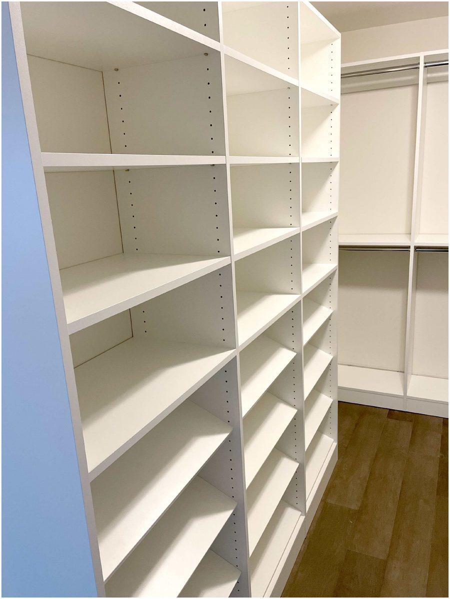 Custom shoe shelving tower with drawers — Shelf, Newburgh NY